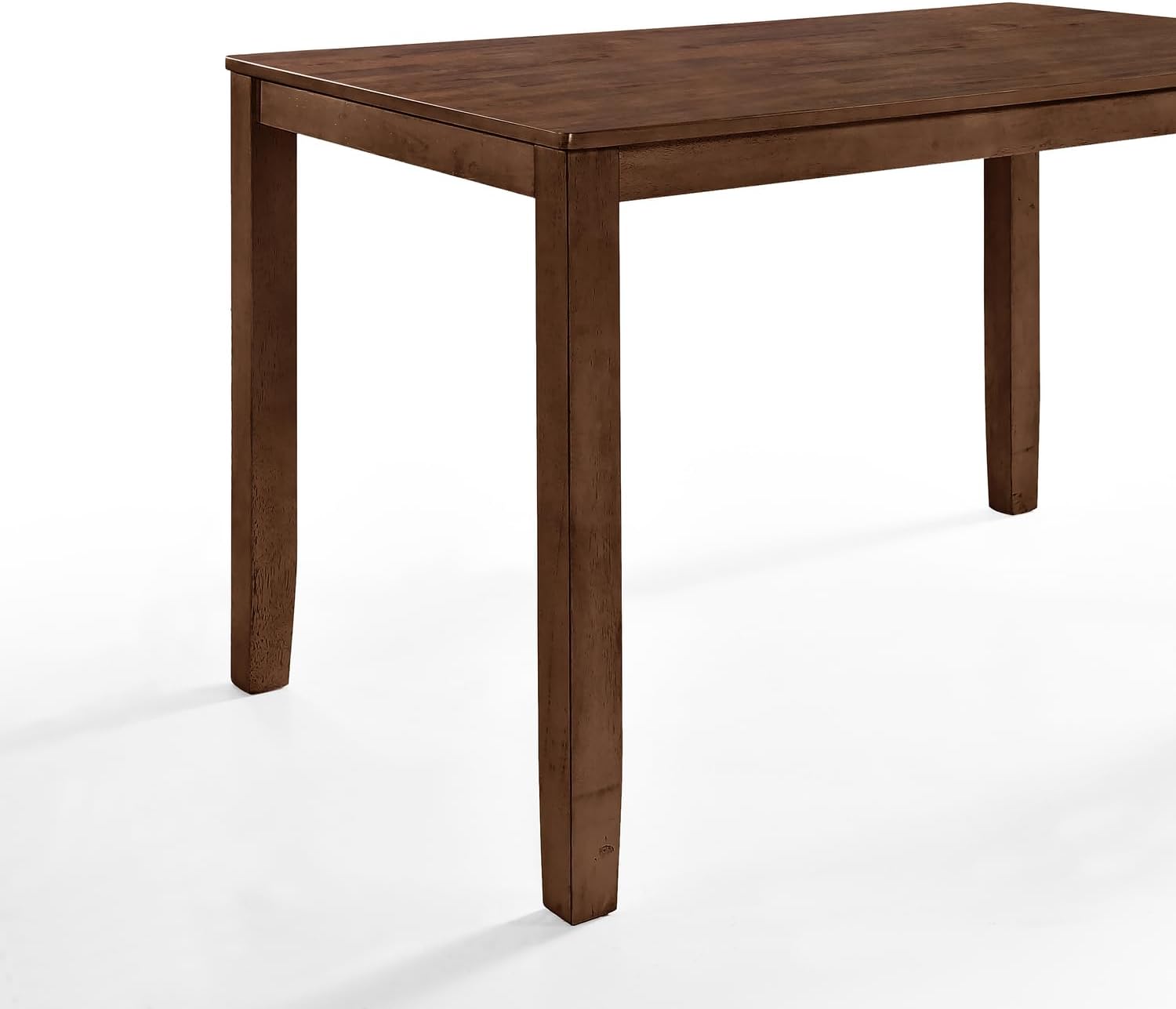 New Classic Furniture Pascal 59 in. Rectangle Wood Counter Table, Walnut