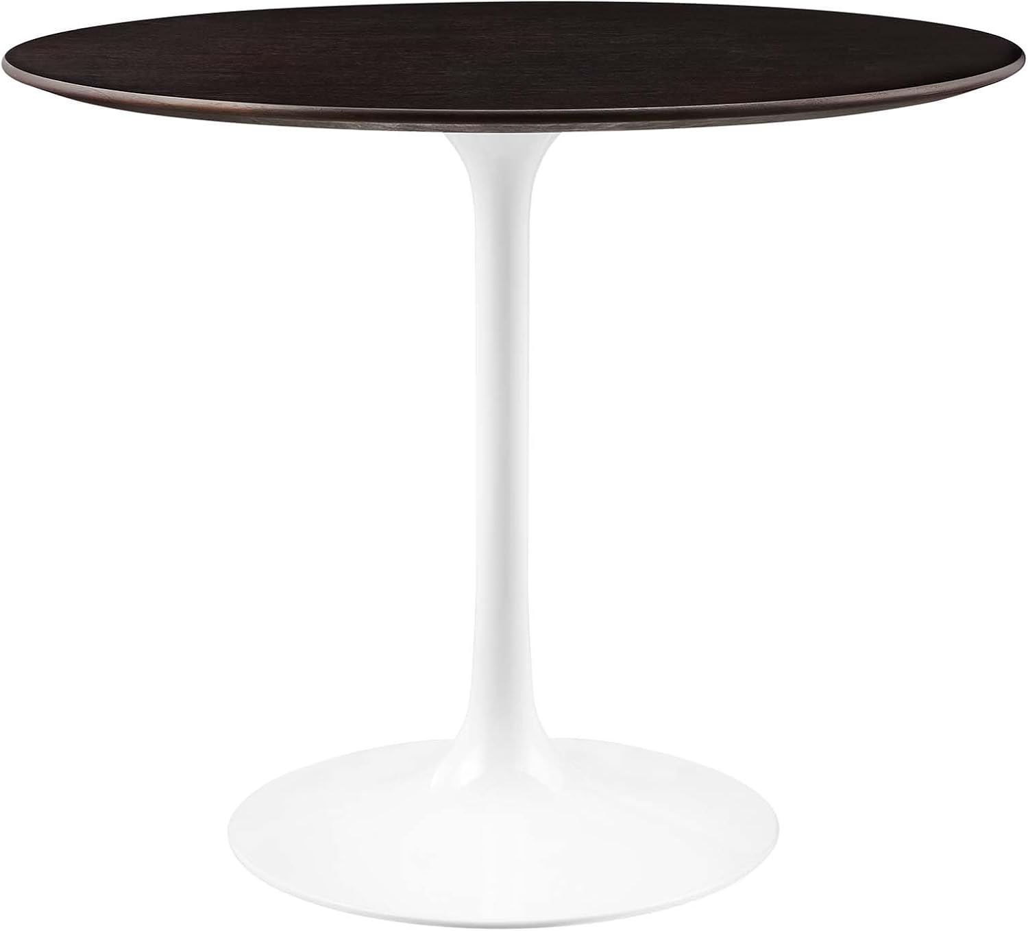 Modway Lippa Dining Table, 36', White Cherry Walnut