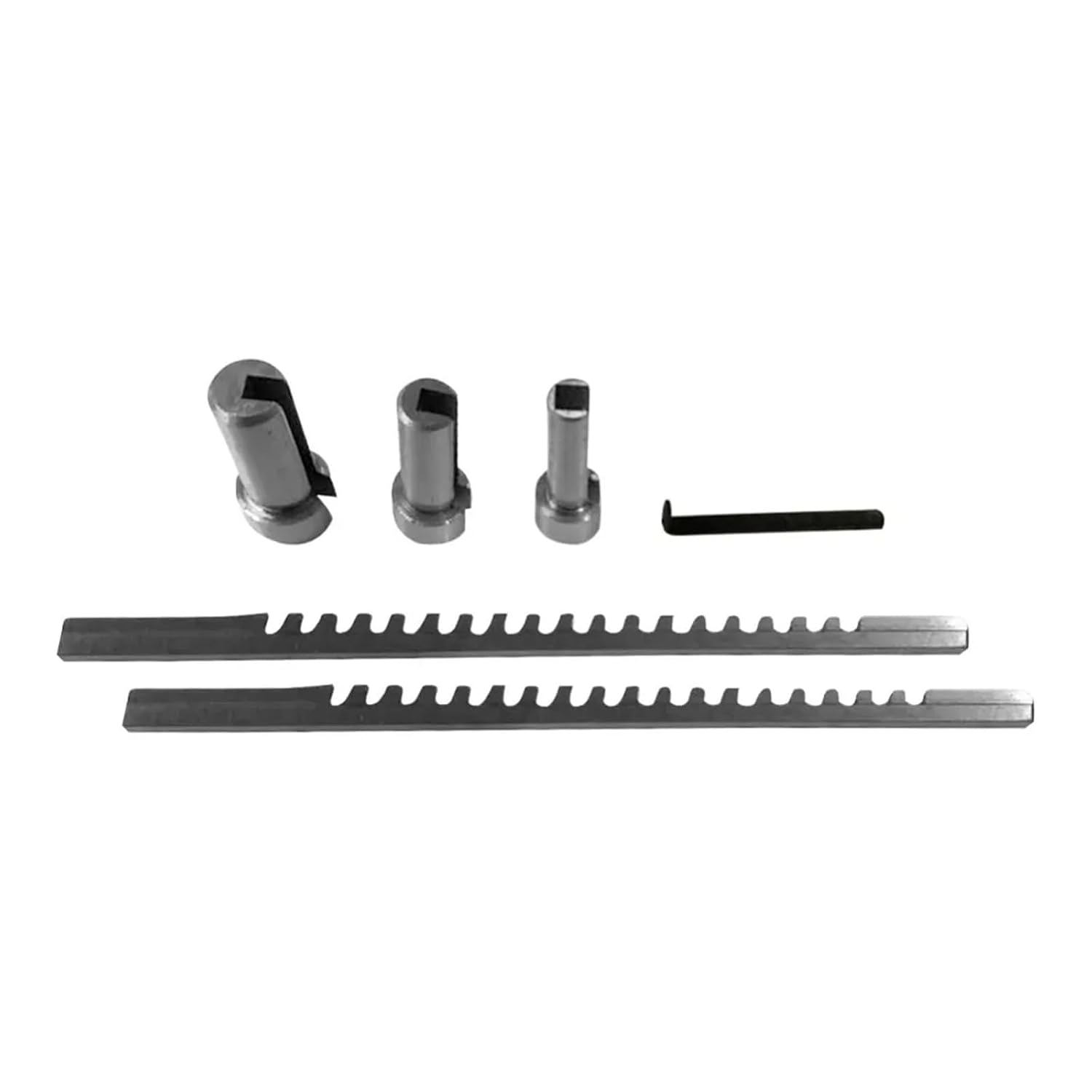 Keyway Broach Set Metric Sized 6pcs 2mm 3mm Broaches 6/8/10 Collared Bushings with Shims CNC Cutting Tools for Metalworking, Lathe