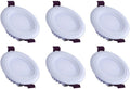 Spotlight,Recessed Led Downlight Round Ceiling Spotlight, Indoor Wash Wall Lamp Decoration Lighting Fixture, Fire Rated Energy Saving Led Downlighters, for Bathroom Office Shopping Store/2P