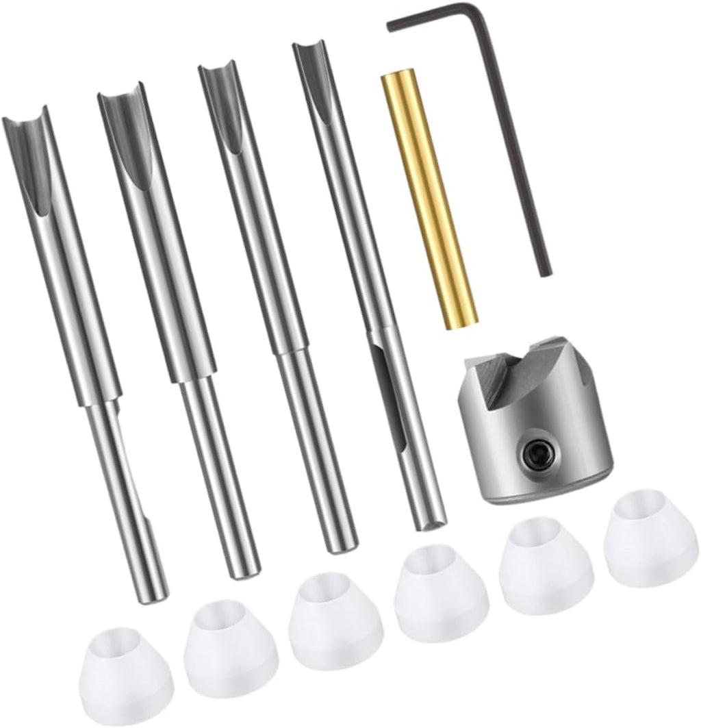 OSALADI 5sets Pen Trimmer Kit Woodworking Pen Cutting High Mill Trimming Tools for Accurate Machining and Versatile Use Lathes