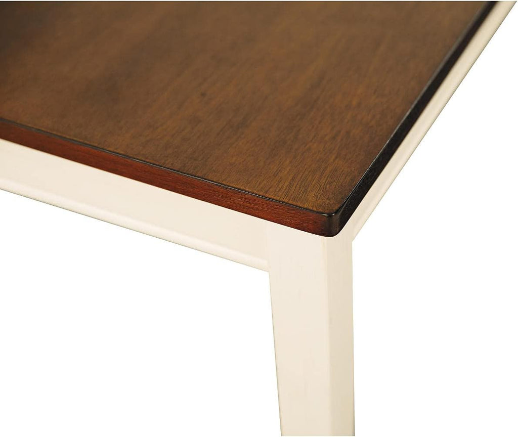 Signature Design by Ashley Whitesburg Cottage Rectangular Dining Bench, Brown & Antique White
