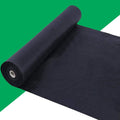 Premium 5oz Pro Weed Barrier Landscape Fabric Ground Cover Heavy Duty Commercial Anti-Weed Gardening Mat, 6ft x 200ft, Black