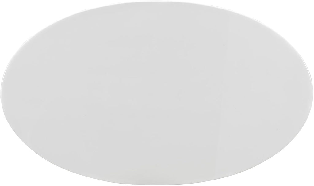 Lippa 60' Oval Wood Top Dining Table - White