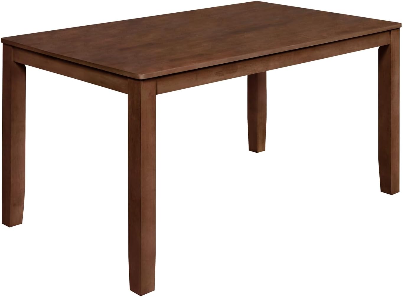 New Classic Furniture Pascal 59 in. Rectangle Wood Dining Table, Walnut