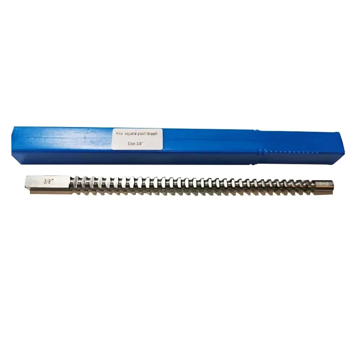 3/8' HSS Square Keyway Broach Cutter Inch Size High Speed Steel Cutting Tool Heat Resistance