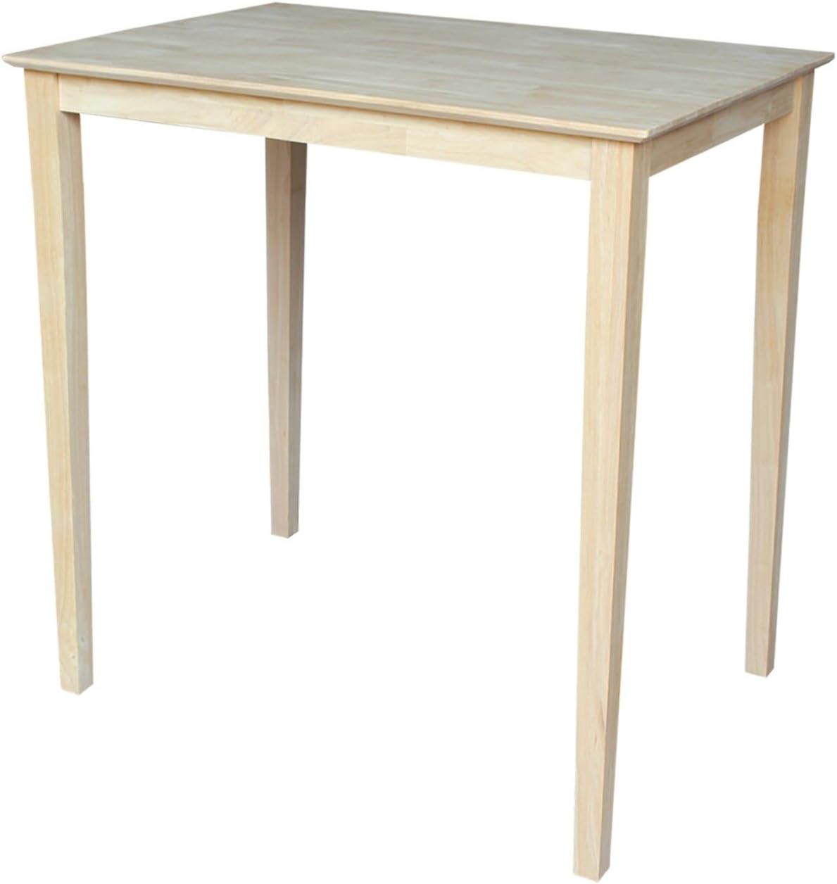 International Concepts 42' Solid Wood Top Bar Table in Natural