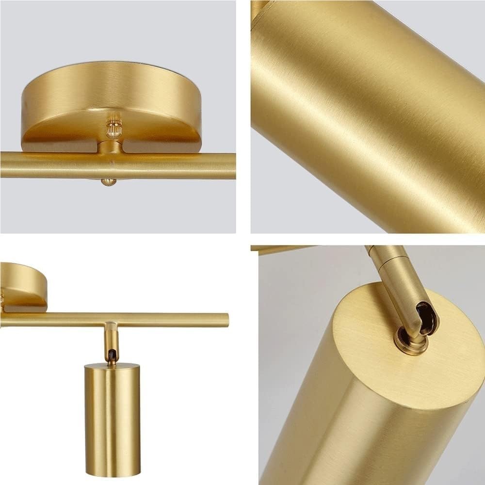 d Track Lighting Ceiling Spotlight GU10 Ceiling Spotlights Indoor Angle Adjustment Modern Ceiling Light Fixture for Living Room, Gallery, Cabinet, Hallway, Bedroom