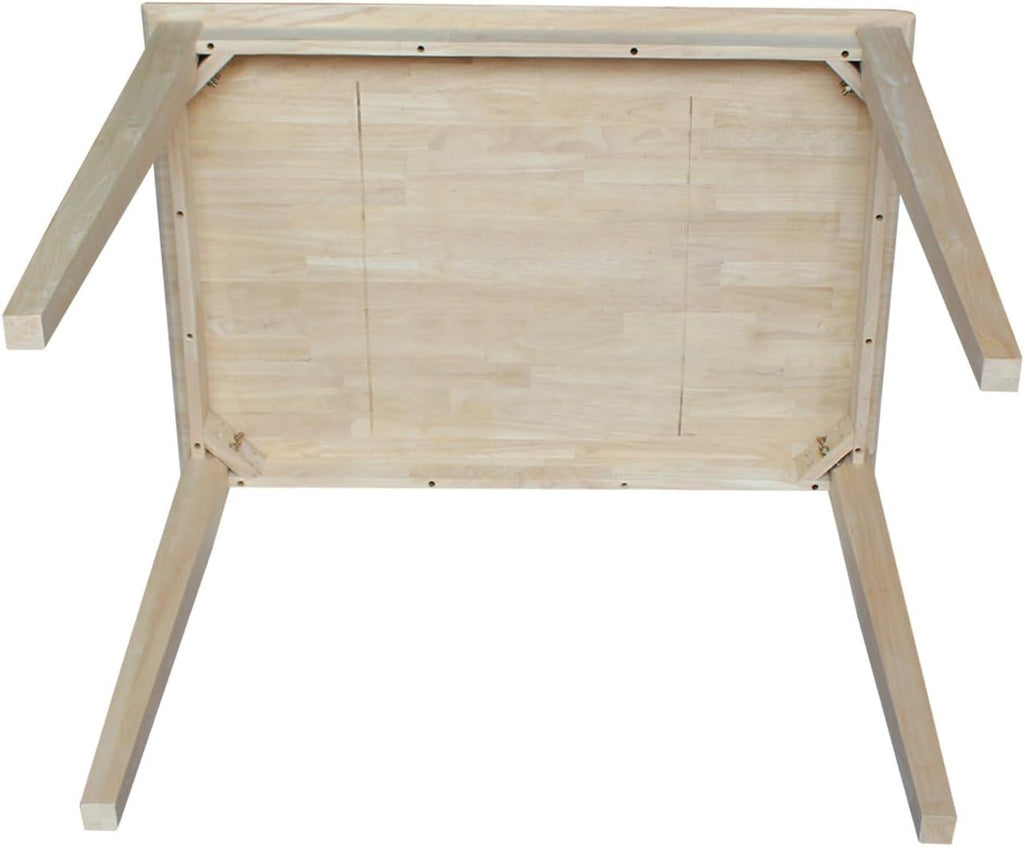IC INTERNATIONAL CONCEPTS Solid Wood Top Table