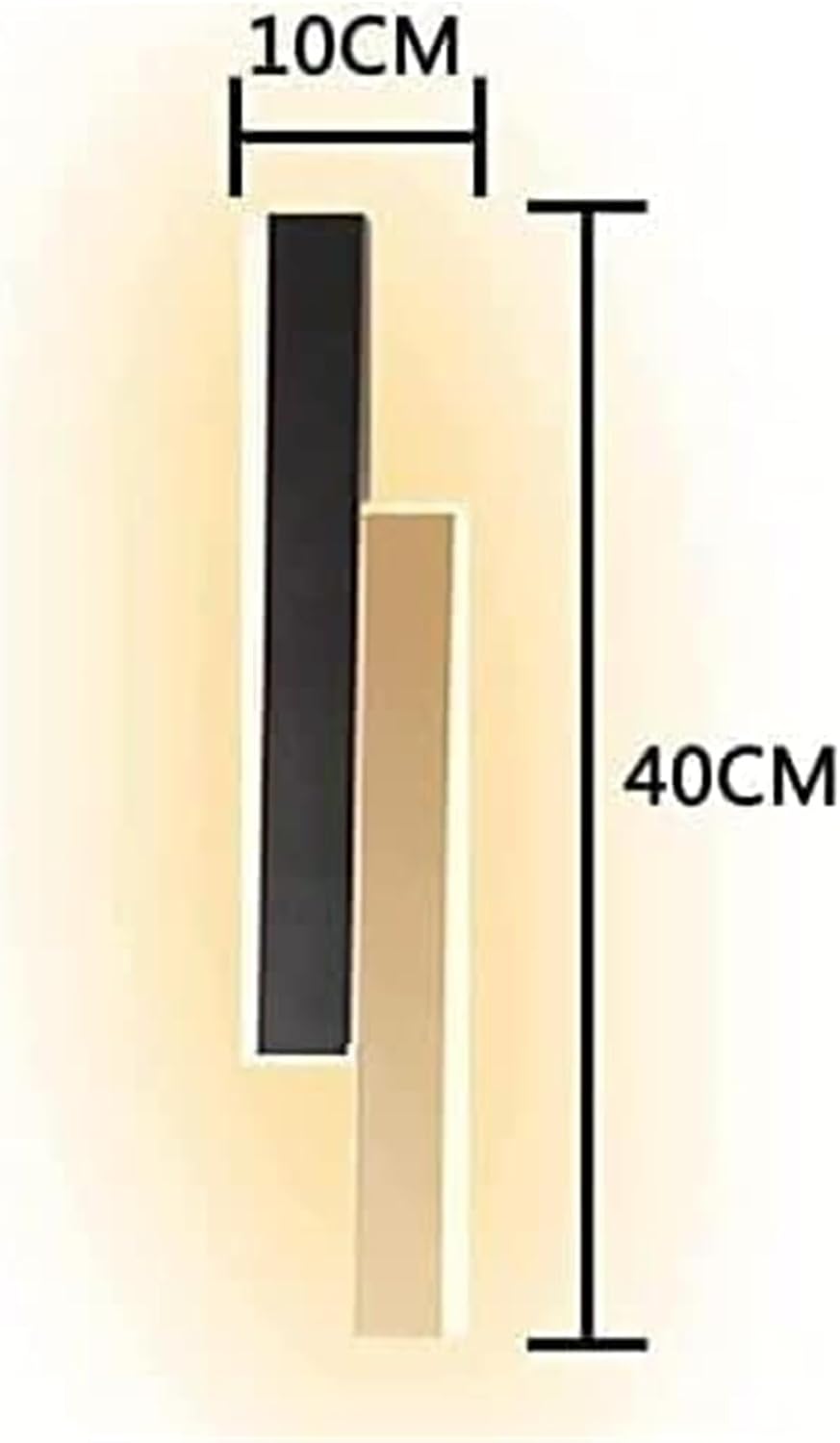 Internal Wall Lights Modern LED Dimmable Sconcesing Indoor Spotlight d Long Strip Black Up Down Aluminium Wall Lamp Bedside Lamp Decoration Light for Bedroom Living Room Corridor Stairs 60cm 36W