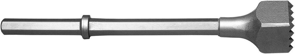 Champion Chisel, 1-1/4 by 6-Inch Hex Shank Steel Bushing Tool, 16 Steel Teeth - Designed for 60lb & 90lb Pneumatic Hammers