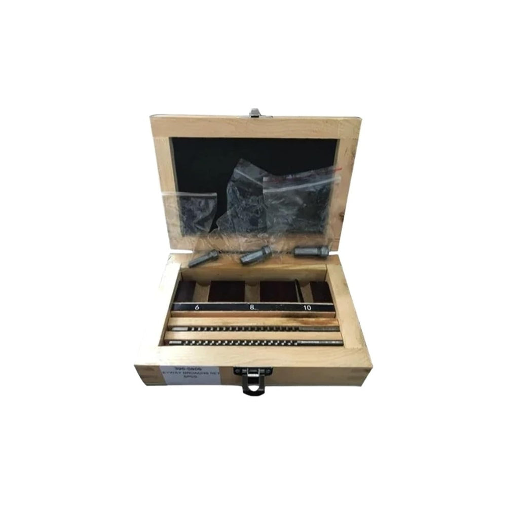 Keyway Broach Kit HSS Keyway Broach Set Metric Sized 6pcs 2mm 3mm Broaches 6/8/10 Collared Bushings with Shims CNC Cutting Tools
