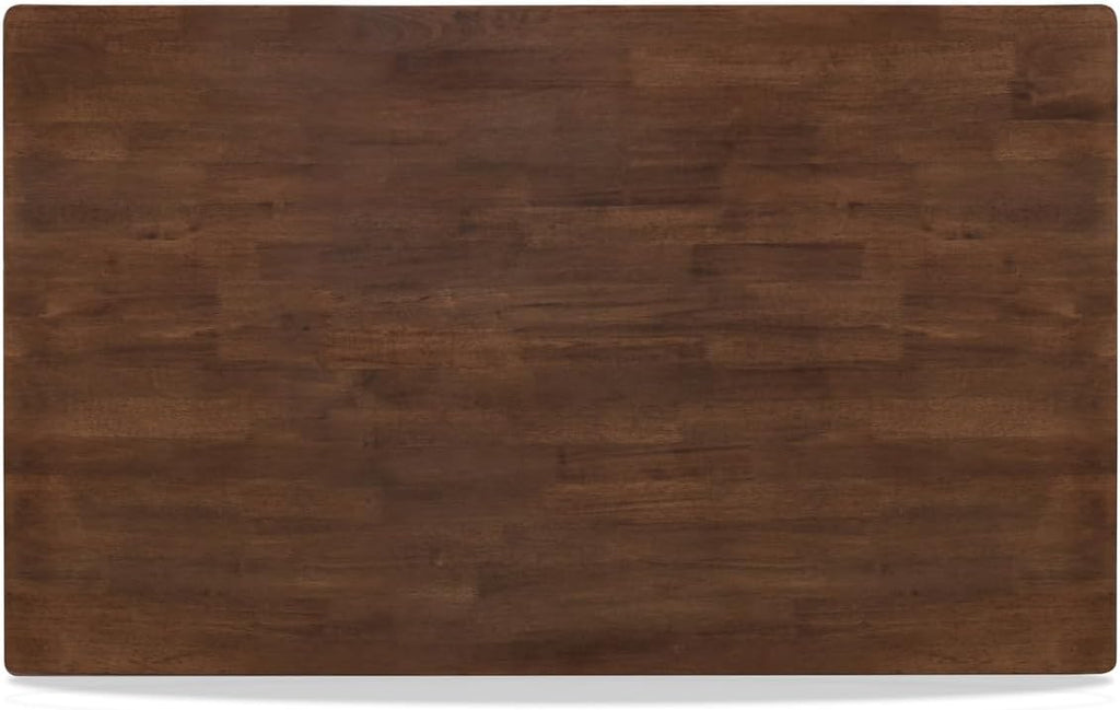 New Classic Furniture Pascal 59 in. Rectangle Wood Dining Table, Walnut