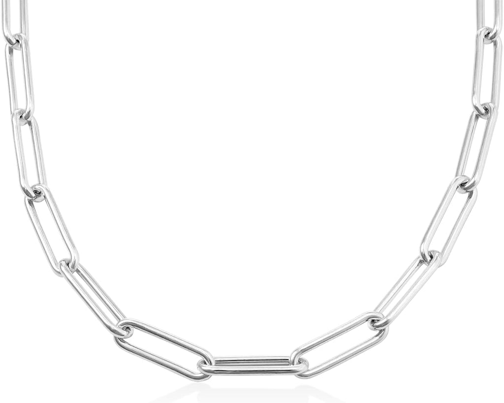 OAK & LUNA - Choose Your Style Women's Chain - Sterling Silver, 18K Gold Plated, Gold Vermeil, 14K Solid Gold - Bobble, Paperclip, Herringbone, Gourmette, Rope, Texture, Pearl, Cable, Mirror, Box, Twist - Custom Length