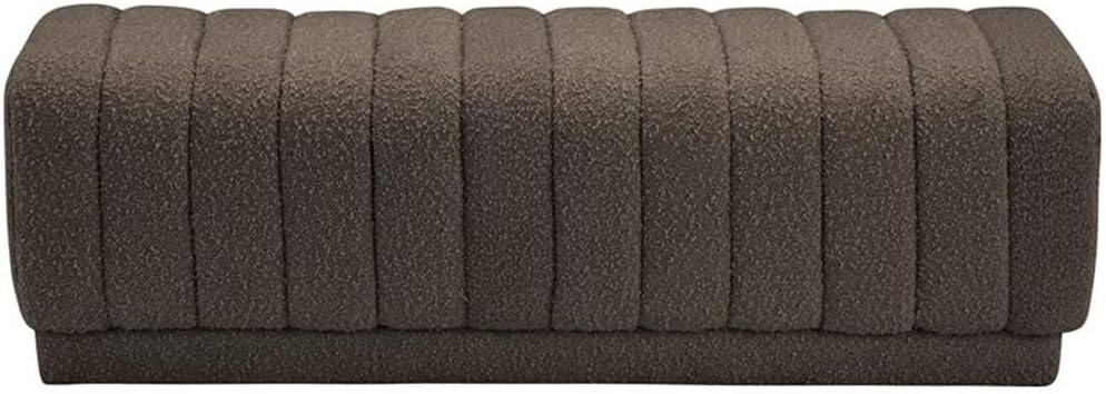 Meridian Furniture Heathrow Brown Ottoman/Bench