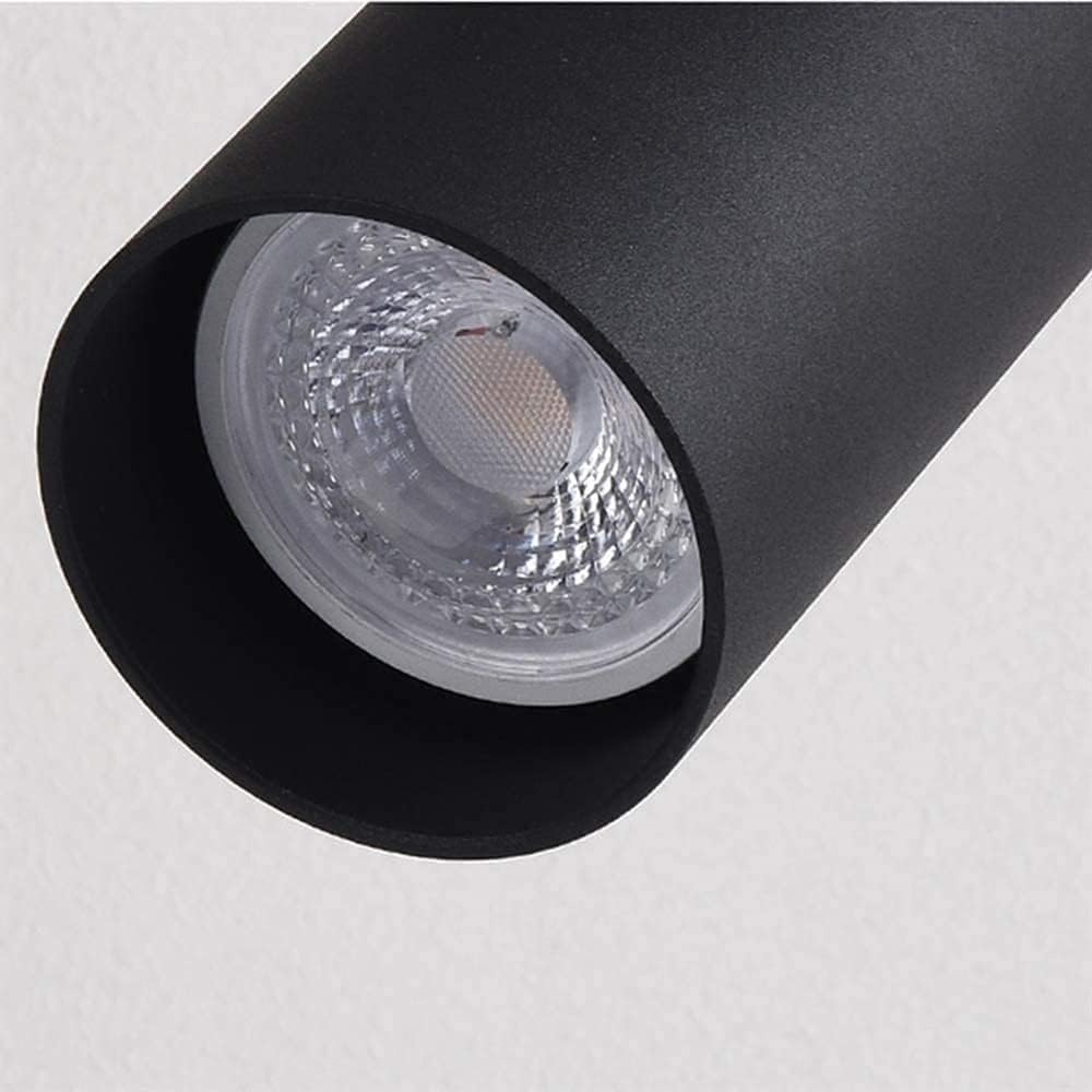 7W Led 360°Adjustable Ceiling Spotlight Indoor Surface Mounted Cob Light Fixture Aluminum Lamp Downlight for Living Room, Bedroom, Dining Kitchen-White-Warm White Light