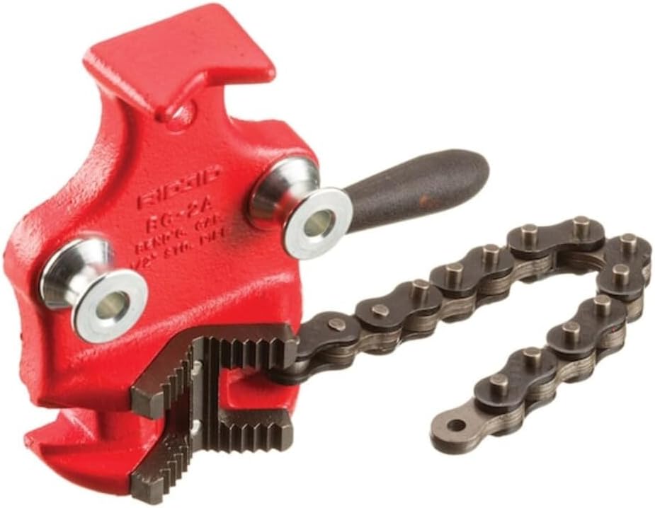 Ridgid 40210 Vise, Bc610 Bench Chain, 11x11x7, Red