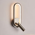 Modern Ring LED Wall Light Metal Linear Wall Lamps with Swivel Spotlight Indoor Wall Lighting,Minimalist Pendent Lamp Oldsix-66(OneColor)