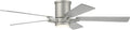 Craftmade 52' Wyatt Hugger Indoor/Outdoor Painted Nickel Finish Ceiling Fan, LED Light Kit (Optional), Remote Included, Smart WiFi Enabled with Voice Activation, works with Alexa & Smart Home Devices