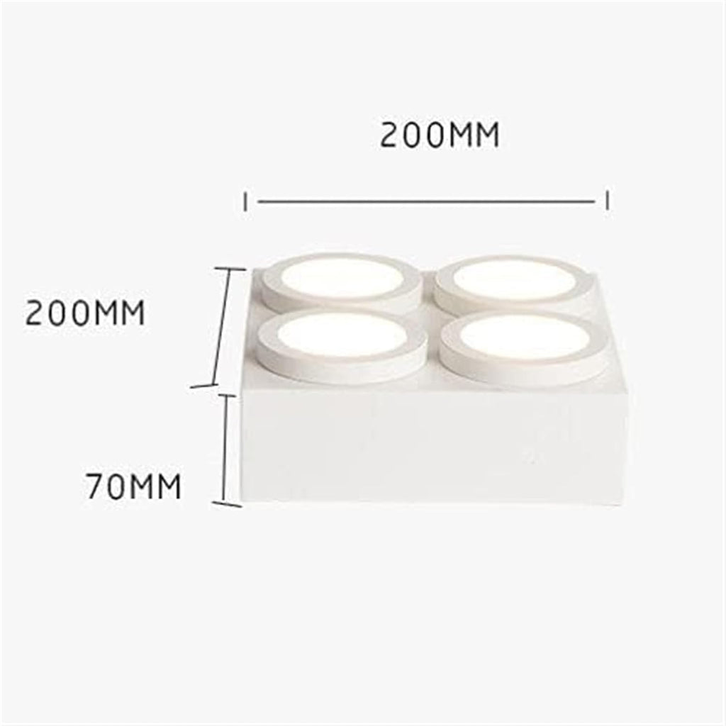 Can Lights Ceiling Spotlight – Indoor Downlight Fixtures for Kitchen, Living Room, Dining Room, Bedroom (Black, 4000K)(White-3000k) (White3000k)