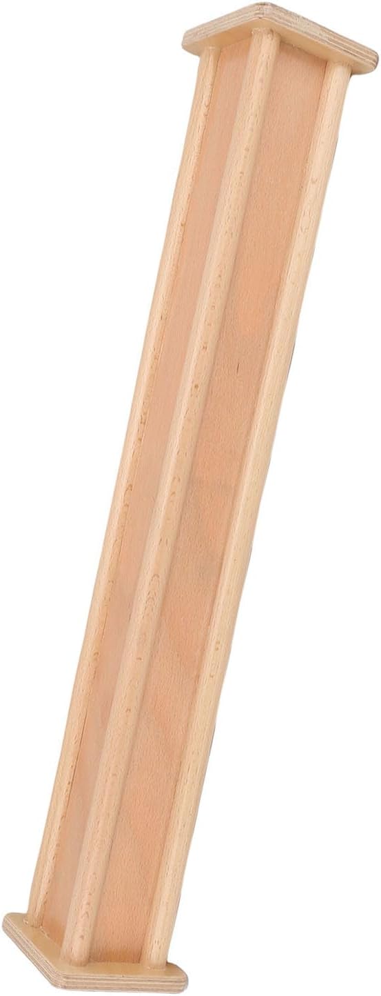 Birch Wood Rain Stick with Shoulder Strap and Portable Storage Bag Simulated Rain Instrument for Meditation Yoga Live Performance