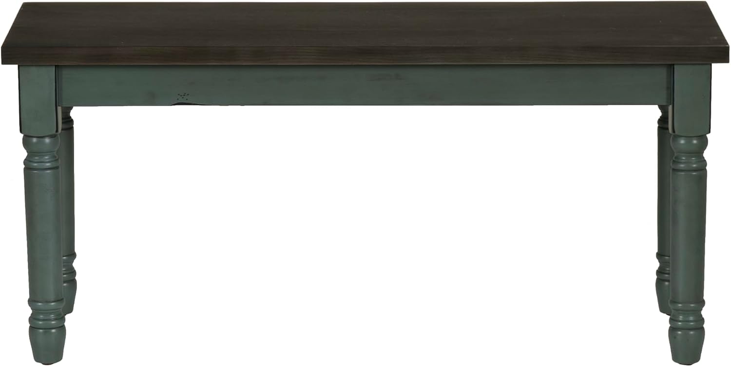Powell Furniture Willow Dining Bench, Multicolor, 40'W x 14.02'D x 18.31'H