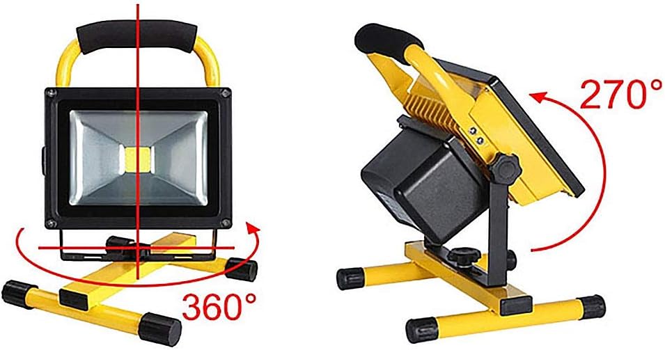 ATO 20W Portable Rechargeable LED Work Light, Magnetic Base, LED Flood Lights for Indoor Outdoor Lighting, Car Repairing, Camping, Hiking, Backpacking, Fishing (2 Light &1.6m Tripod [+$89.86])