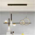 Nordic Creative LED Chandelier with Spotlights Kitchen Dining Table Restaurant Office Remote Control Pendant Lamp Decor Lighting,Indoor