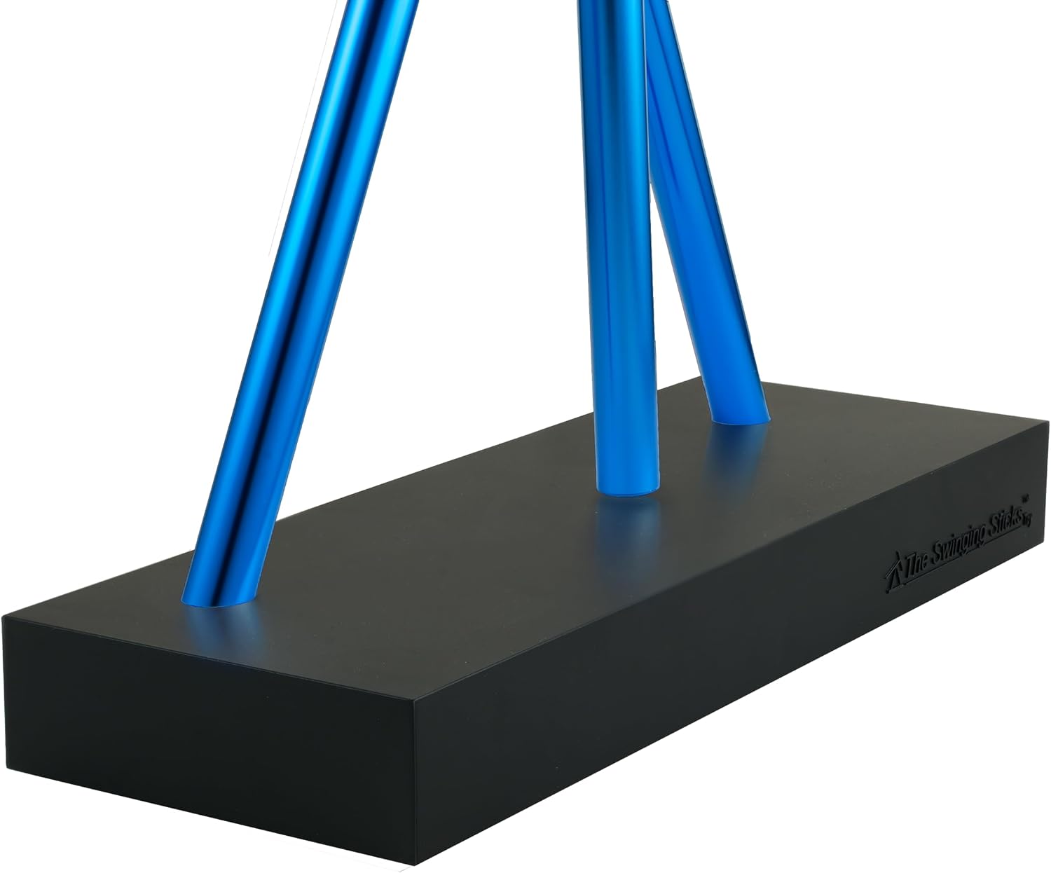 Kinetic Energy Sculpture - Desktop Toy Version (Black/Blue)