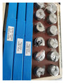 Keyway Broach Kit 21pcs Keyway Broach Tool Metric Set 10mm 12mm 14mm Broaches 32-50 Bushings Shims HSS Cutting Tools for CNC Machine