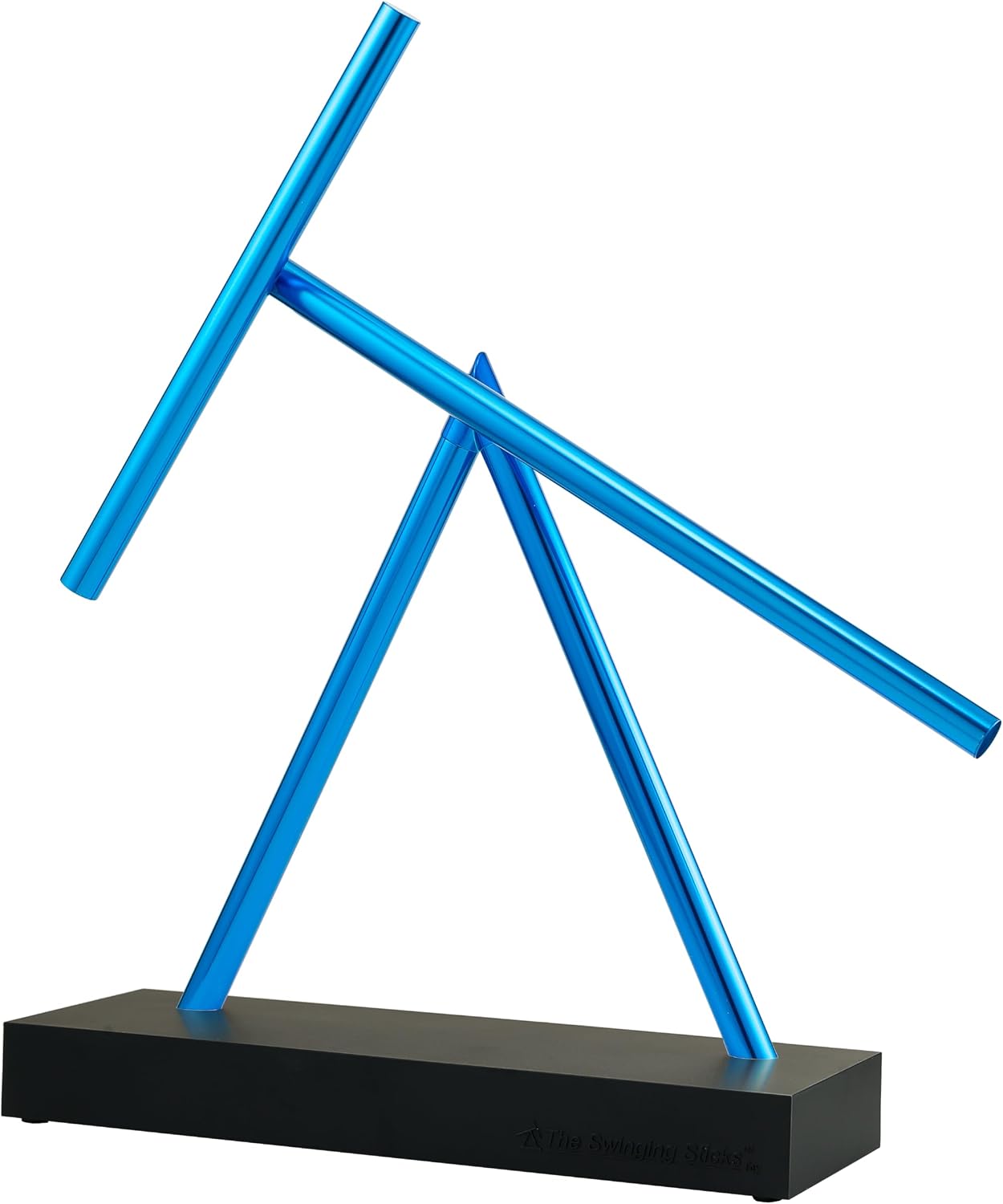 Kinetic Energy Sculpture - Desktop Toy Version (Black/Blue)