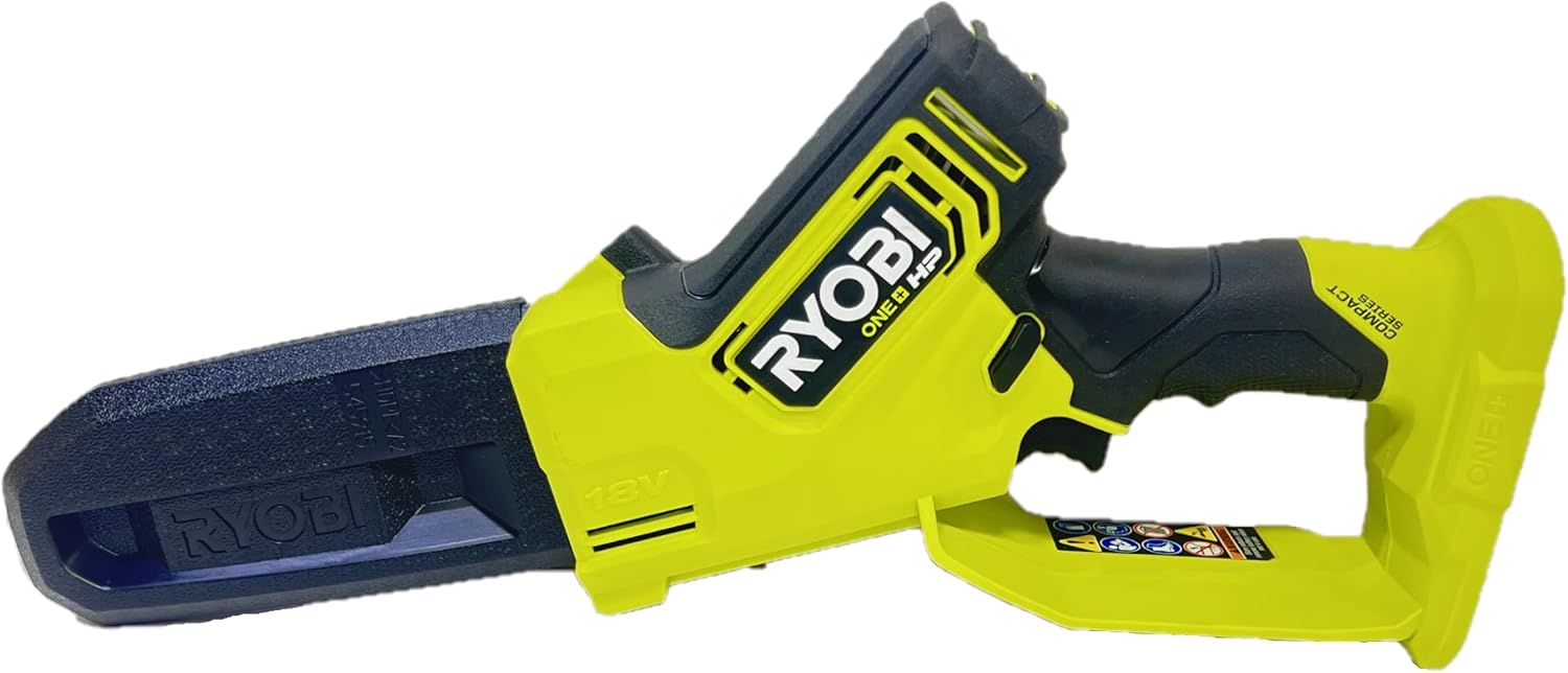 RYOBI ONE+ HP 18V Brushless 6 in. Compact Pruning Mini Chainsaw Kit with Battery and Charger (Bulk Packaged)