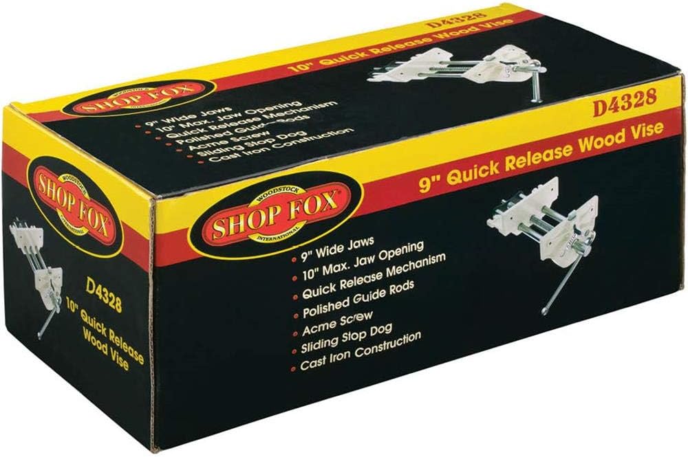 Shop Fox D4328 9-Inch Quick Release Wood Vise