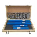 18 PCS Keyway Broach Set HSS Keyway Cutting Tool for Lathe Metric Size Broaches with Bushings and Shims for Metalworking, Lathe