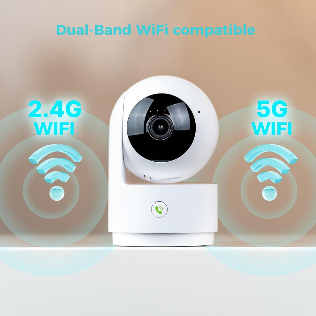 Vicohome AI 2K Outdoor Solar Battery Security Cam & Indoor Plug-in Cam System, Two Way Audio, Motion Detection, 360° View, Easy to Setup, Color Night Vision, Audible Siren, 180 Days Exchange Policy