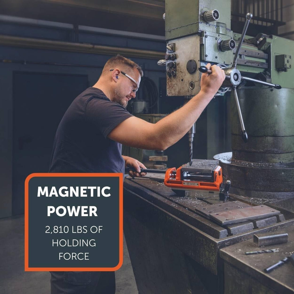 Fein VersaMAG Magnetic Vice 160 L Set | 2-3/8' Jaw Height, 6-1/4' Clamping Range, Easy Positioning, 99100001357