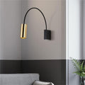 Wall Lamp Modern Wall Light d Tube Metal Shade Black Bedroom Bedside Lamp Headboard Spotlights Indoor Wall Wash Lamps for Living Room Study Stairs Decorative Lighting Fixture