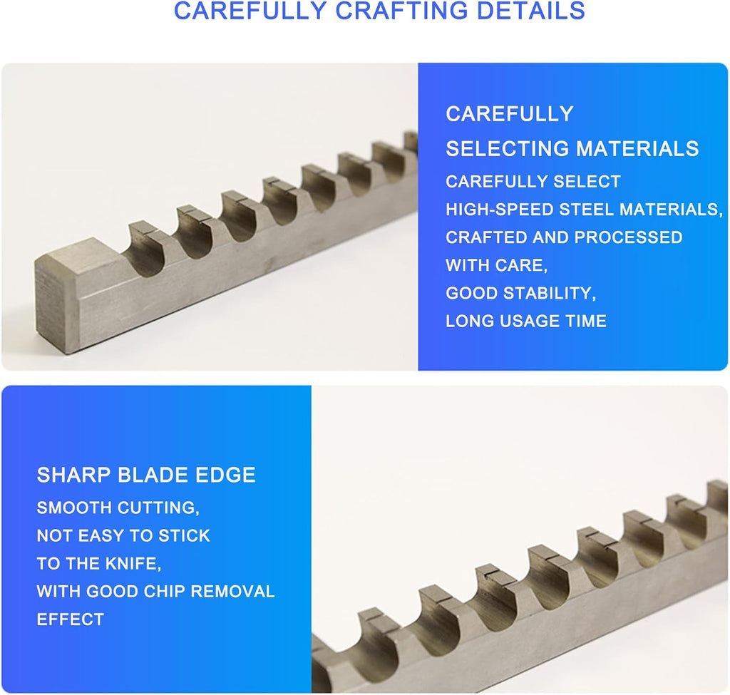 Machinery Keyway Tools, 30 Pcs Keyway Broach Set in Fitted Box, 5 Pcs Broach 18 Collared Bushing 7 Gaskets, Push Type Keyway Broaches Industrial Tools Metric Size Broaching Cutter