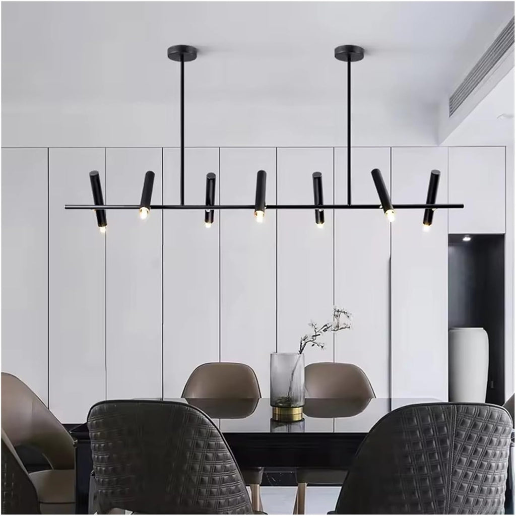 Modern Dining Room Pendant Lamp Lights LED Chaner Indoor Lighting Ceiling Lamp Hanging Light Spotlight Lamps for Living Room for The Bedroom (Remote Dimming 7 Head)