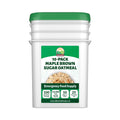 Valley Food Storage Maple Brown Sugar Oatmeal | 10-Bag Bucket, 100 Servings | Premium Emergency Food Supply, 25 Year Shelf Life | Survival Breakfast Food for Prepper Storage & Camping