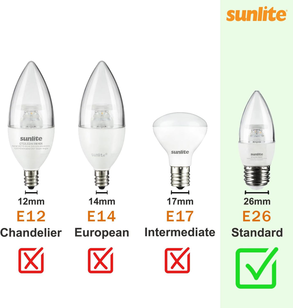 Sunlite Reflector PAR30 LED Bulb, Spotlight, 9W (75W=), 750 Lmns, Medium E26 Base, 90 CRI, Dimmable, Decorative Track Lighting Use, ETL, Title-20 Compliant, Bulk, 24 Pack, 40K-Cool White