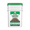 Freeze Dried Beef Dices 10-Bag Bucket, 85 Oz | Premium Emergency Food Supply 25 Year Shelf Life | Prepper Supplies, Survival Food, Off Grid Living Supplies | Valley Food Storage Packaged in USA