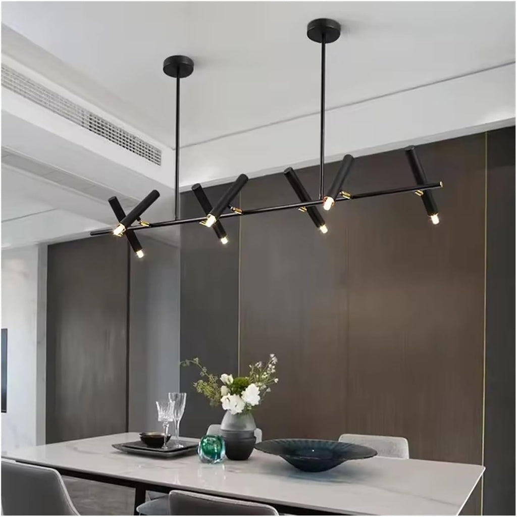 Modern Dining Room Pendant Lamp Lights LED Chaner Indoor Lighting Ceiling Lamp Hanging Light Spotlight Lamps for Living Room for The Bedroom (Remote Dimming 7 Head)