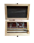 Keyway Broach Kit HSS Keyway Broach Set Metric Sized 6pcs 2mm 3mm Broaches 6/8/10 Collared Bushings with Shims CNC Cutting Tools