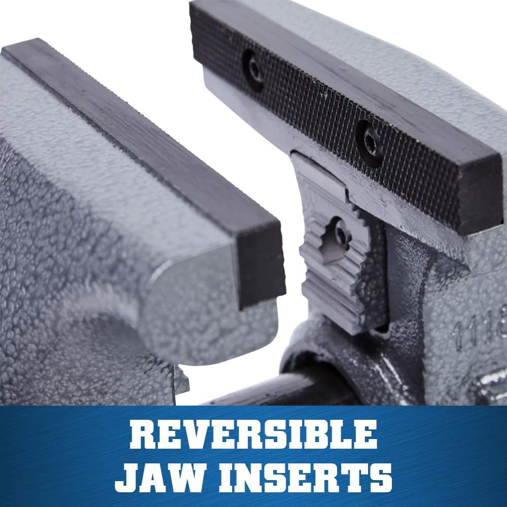 Wilton Tradesman Bench Vise, 4-1/2' Jaw Width, 3-1/2' Max Jaw Opening, 3-1/4' Throat (Model 1745)