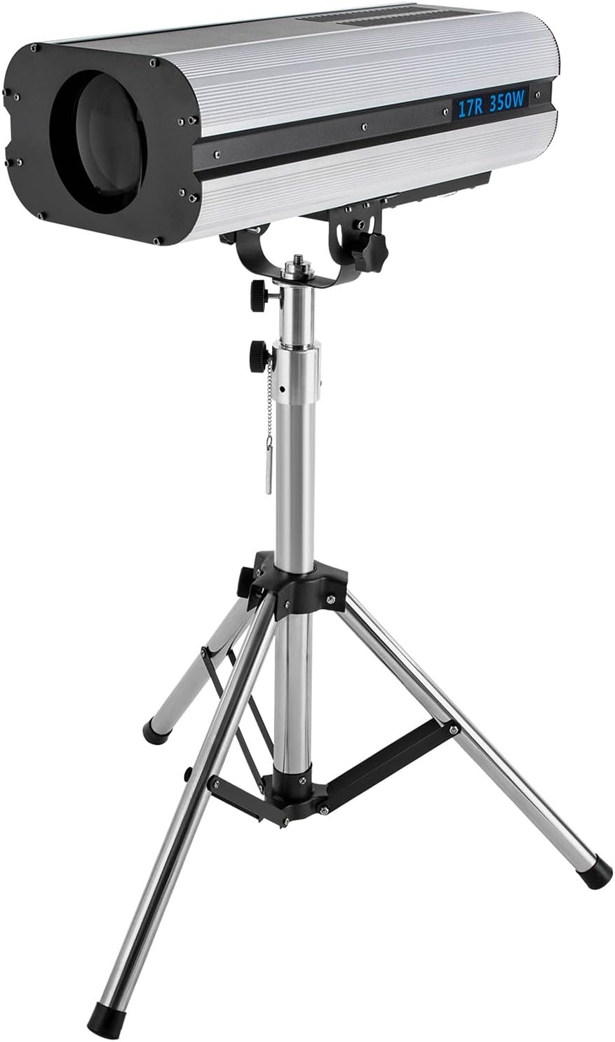 350W Stage Spotlight with Tripod, Stage Lighting with DMX & Manual Control 6 Colors 3 Color Temperatures 5600K 6000K 3200K, Follow Spot Light for Wedding DJ Party Theater Concert