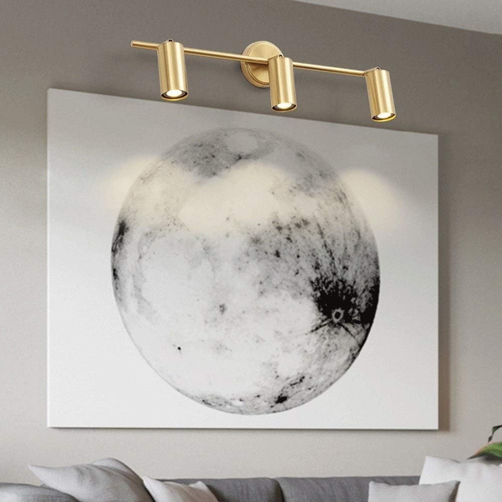 Wall Mounted Light LED 7W Adjustable Modern Wall Lamp Sconce Nordic Rotatable 360° H65 Copper Wall Spotlight Indoor Lights Lighting Fixture for Bedroom Bathroom Toilet Dressing Table Reading Lig