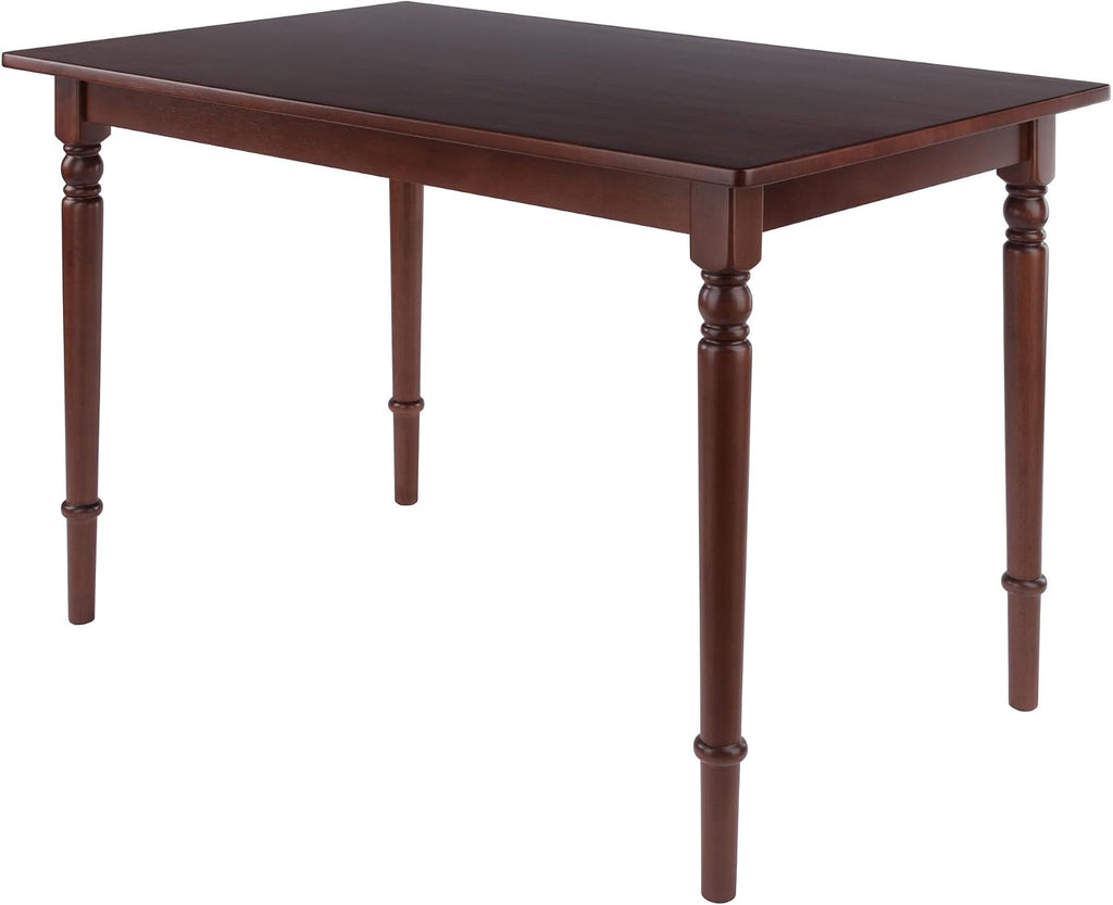 Winsome Ravenna Dining Table for 6 People, 47' Rectangular Kitchen Table, Walnut
