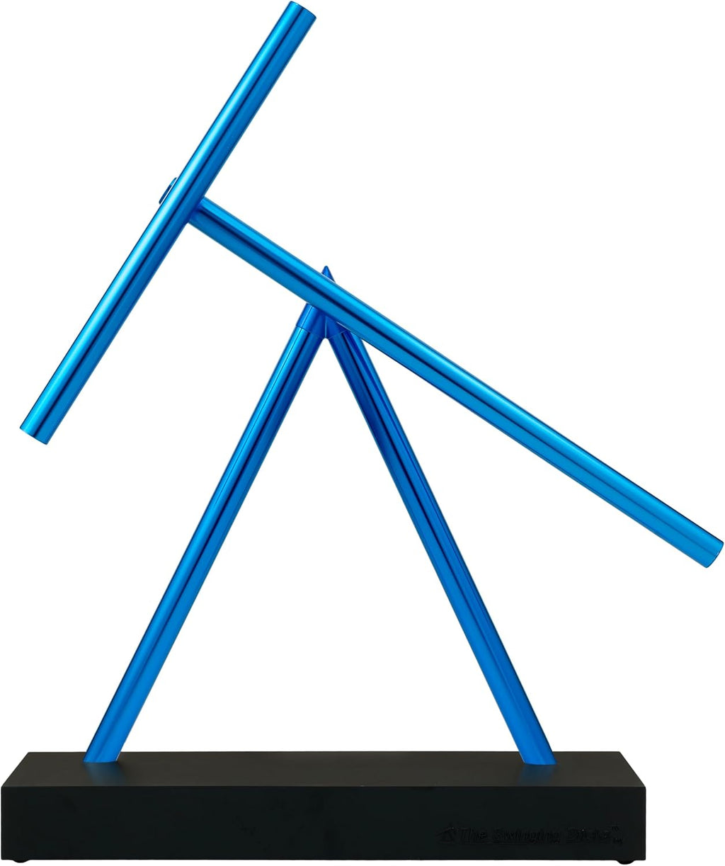 Kinetic Energy Sculpture - Desktop Toy Version (Black/Blue)