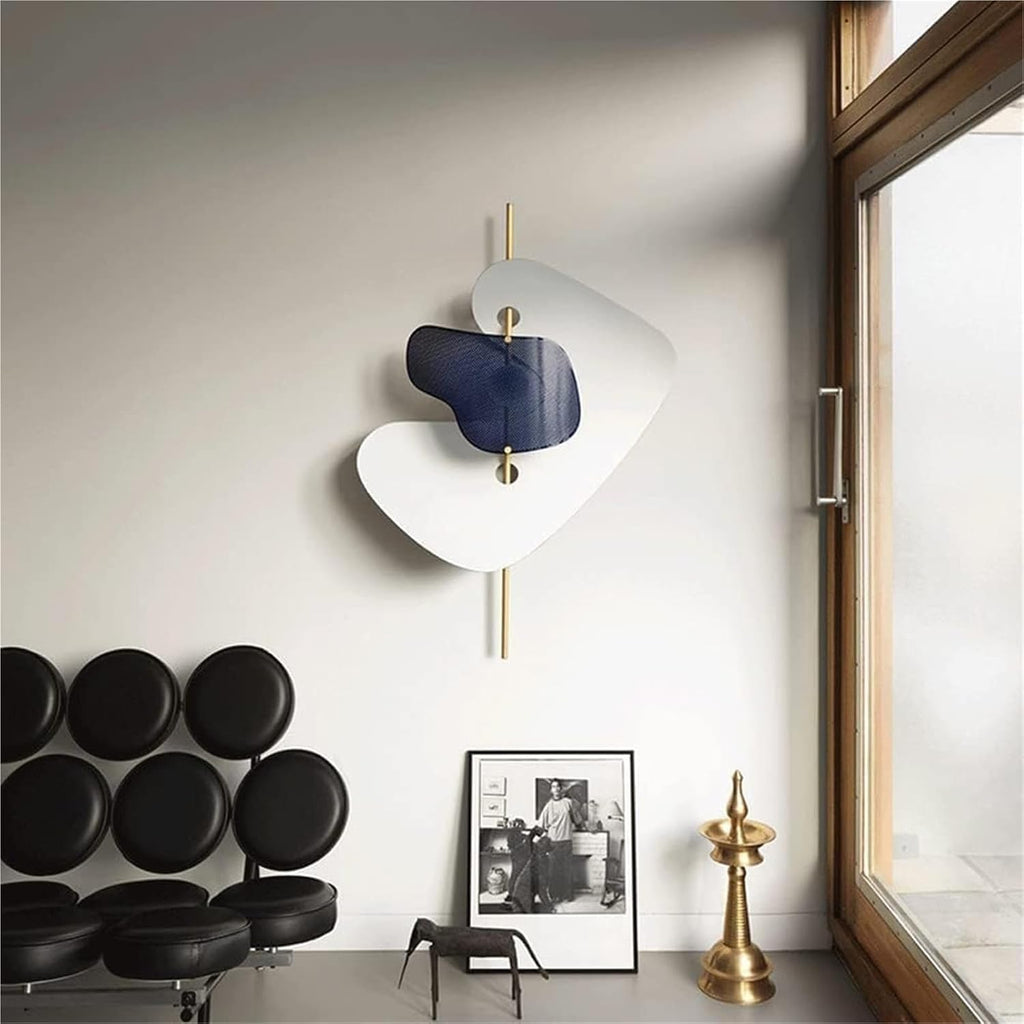 Postmodern Art Wall Lamp Italian Personality Designer Bracket Light Hollow Stainless Steel Led Room Decor Spotlight Indoor Chandelier